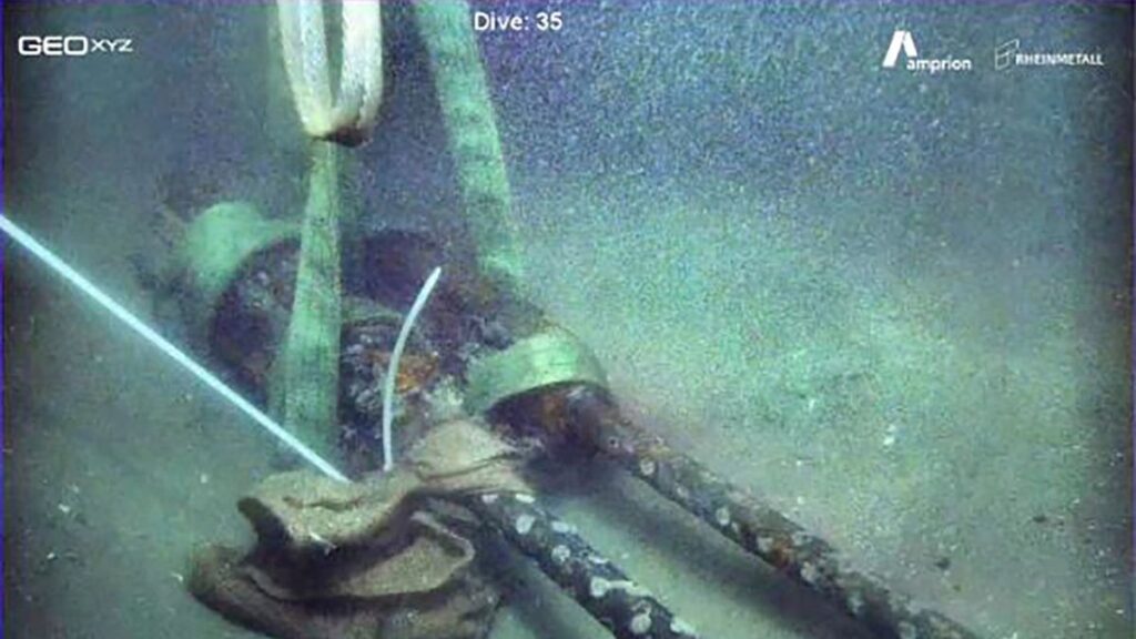 Rare WWII Bomber Wreck Found in North Sea Off Norderney