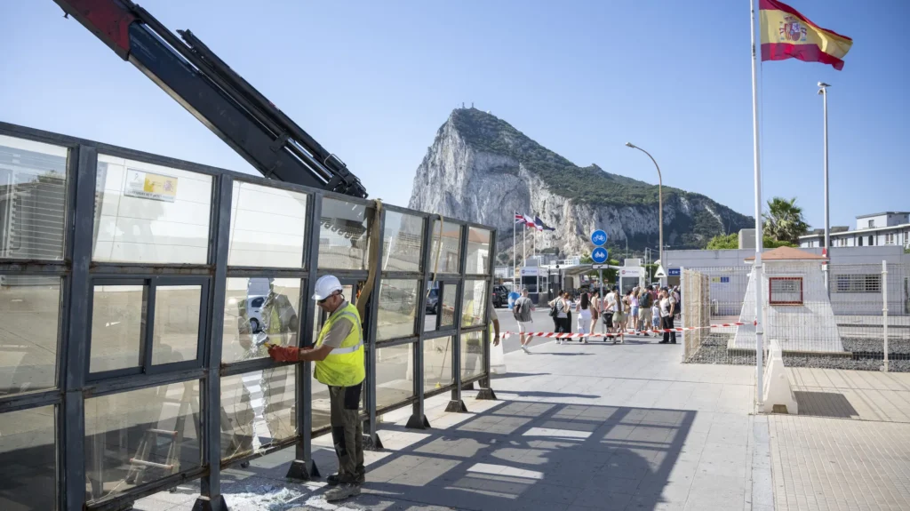 International Grenzkontrollen Gibraltar Spanien International Grenzkontrollen Gibraltar Spanien